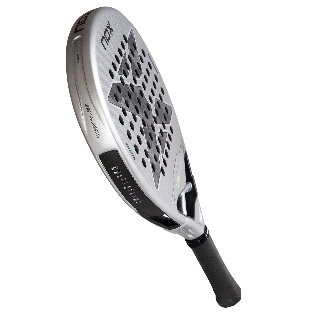 NOX Padel Racket - Genius 12K Alum XTREM 2027 by Agustín Tapia