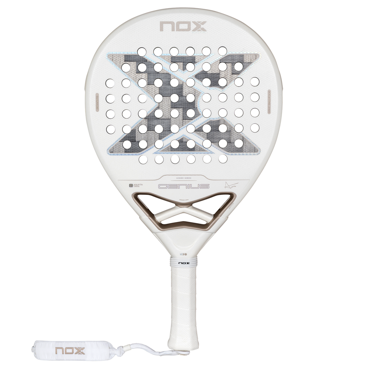 NOX Padel Racket - Genius 12K Alum XTREM Lite 2027 by Agustin Tapia