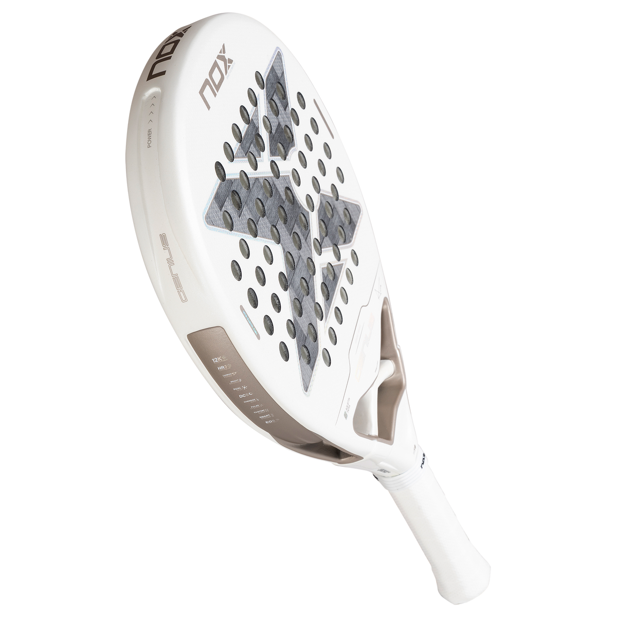 NOX Padel Racket - Genius 12K Alum XTREM Lite 2027 by Agustin Tapia
