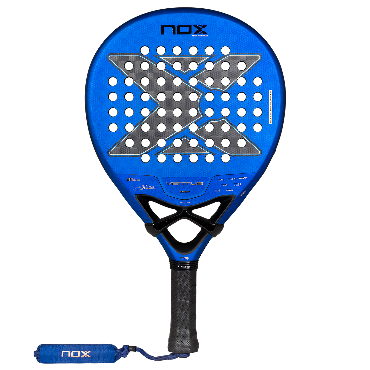 NOX Padel Racket - Ventus Hybrid 12K XTREM 2027 by Edu Alonso